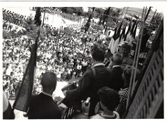 BOU SFER 06 JUILLET 1958 POSE DE LA PREMIERE PIERRE DU MONUMENT AUX MORTS 028